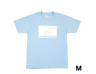プレミアムTシャツ (BLUE／Mサイズ)【わくわく伝染ツアー2019限定モデル】